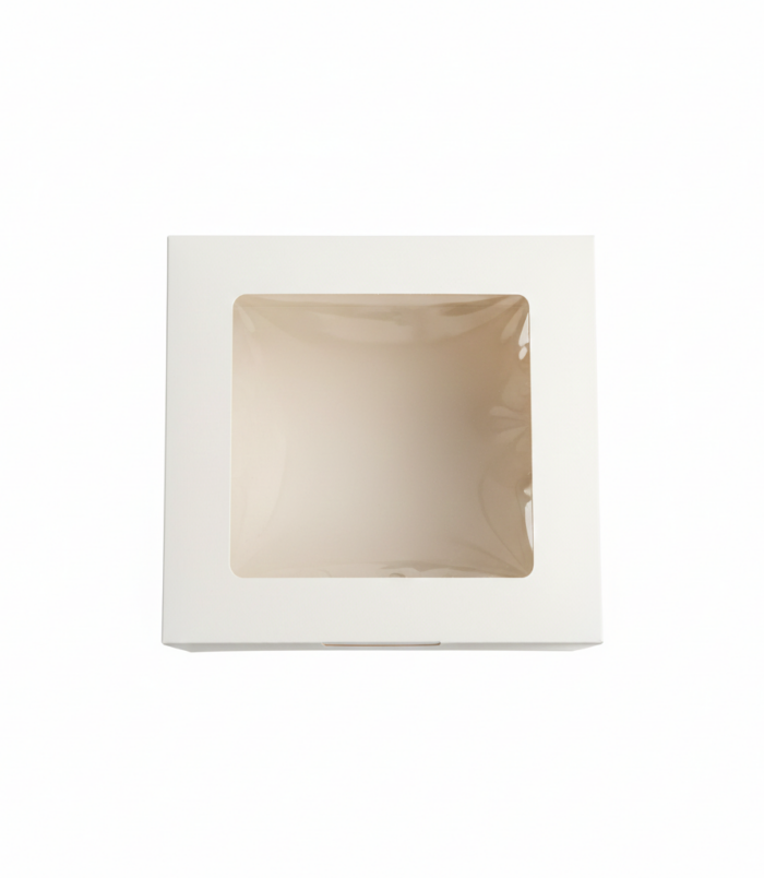 Cake box with no cake and Window Top view no directional