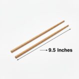Bamboo 2 chopsticks 9 point 5 inches