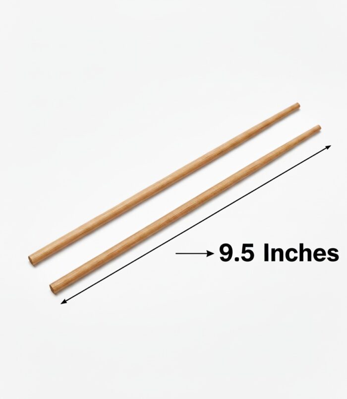 Bamboo 2 chopsticks 9 point 5 inches