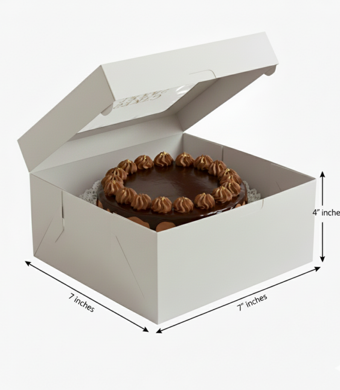 Cake box7x7x4