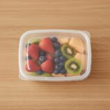 plastic container rectangular top view