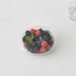 plastic container round with Top view