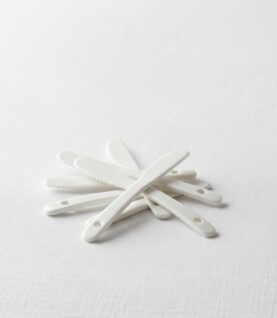 Disposable White Knife