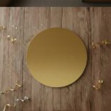 top view Round cake pad no directions