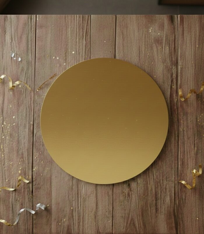 top view Round cake pad no directions